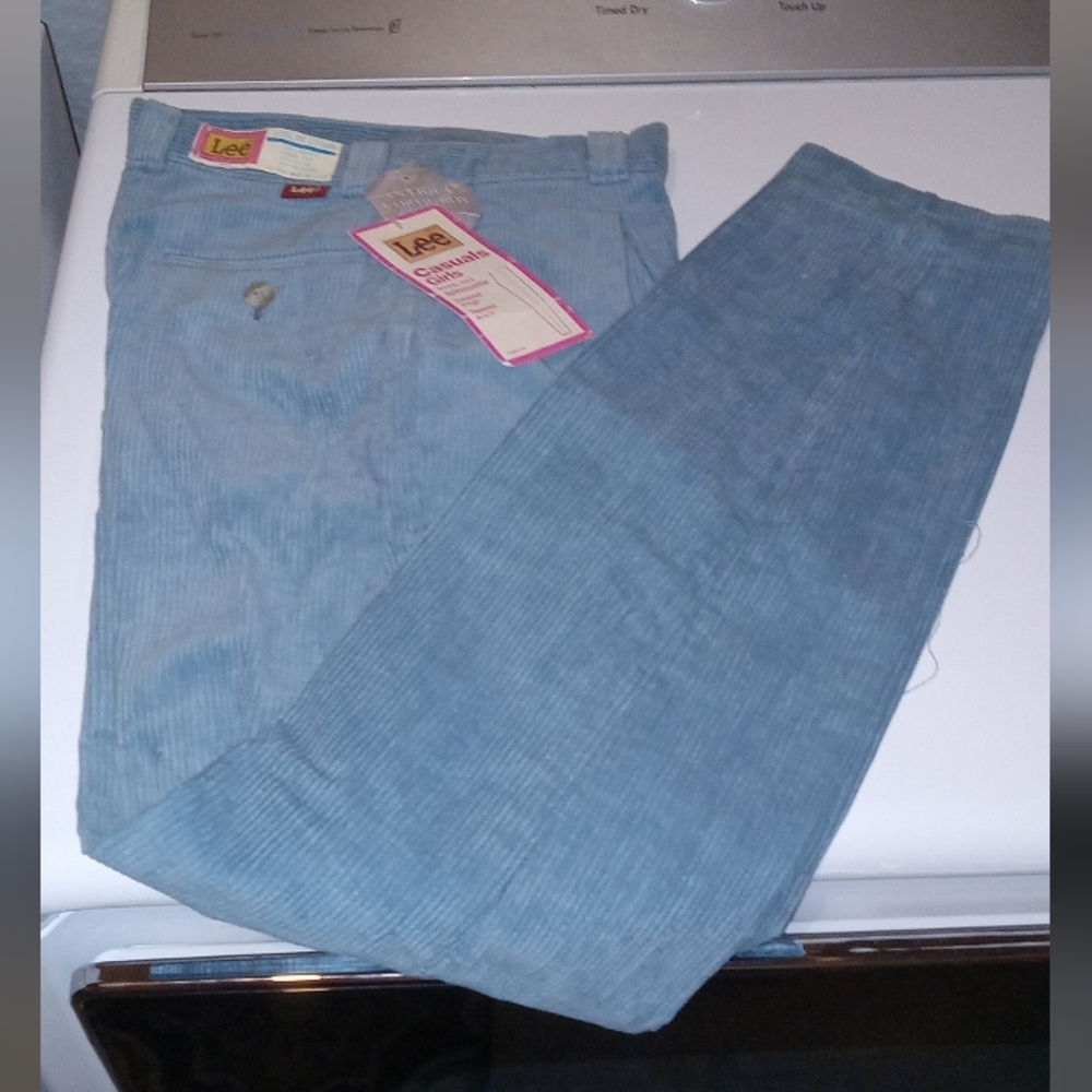 Vintage 1988 LEE Casuals Girls Antique Corduroys Size 12 Slim